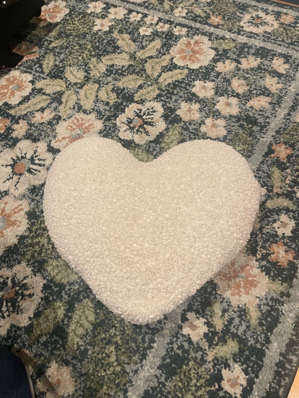 Pottery barn heart pillow